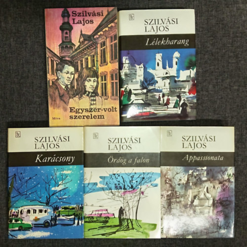 Szilvási Lajos - (5db) Szilvási Lajos könyvcsomag: Egyszer-volt szerelem / Lélekharang / Karácsony / Ördög a falon / Appassionata