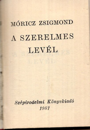 A szerelmes levl (miniknyv)