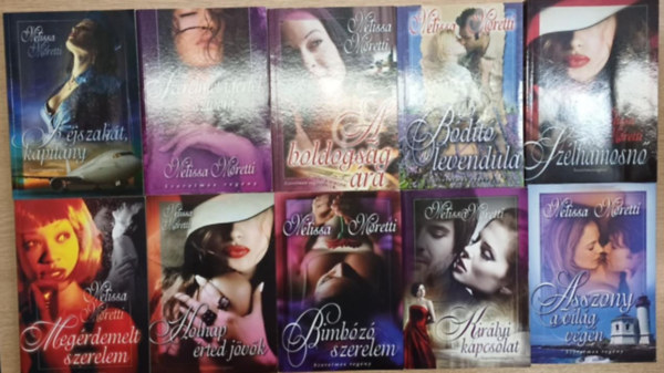 10 db Melissa Moretti romantikus regny