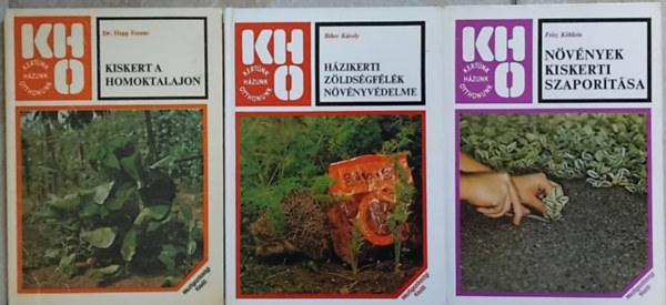 3 db k�tet a Kert�nk, H�zunk, Otthonunk sorozatb�l