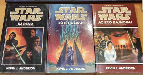Star Wars legend�k - A Jedi akad�mia-tril�gia: �j rend + S�t�t oldal + Az er� bajnokai (3 k�tet)