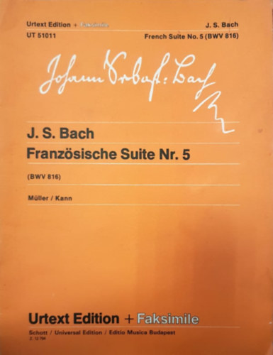 Franz�sische Suite Nr. 5