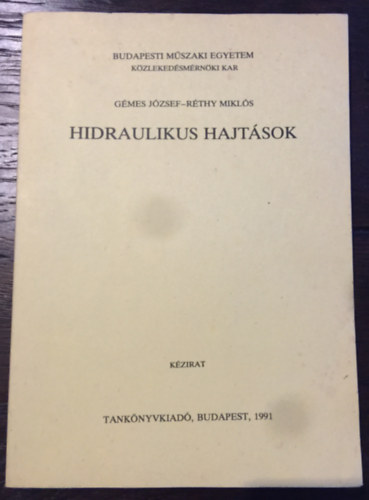 Hidraulikus hajtsok