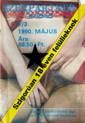 Szexpartner keres� 1990. m�jus
