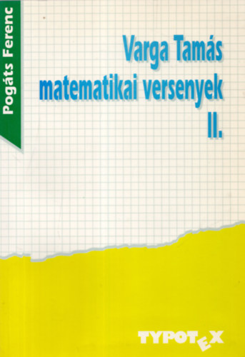 Varga Tams matematikai versenyek II.