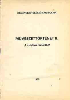 Mvszettrtnet II. - A modern mvszet