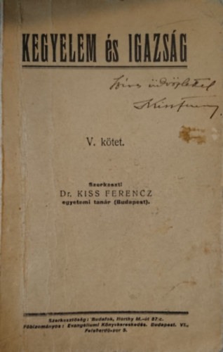 Kegyelem s igazsg V. ktet