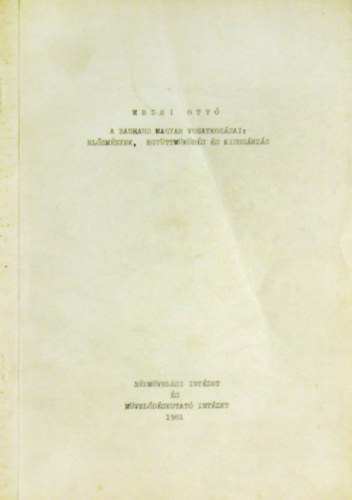 A bauhaus magyar vonatkozsai: Elzmnyek, egytmkds s kisugrzs
