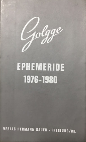 Golgge - Ephemeride 1976-1980