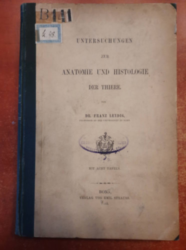 Die Organisation der Chitonen der Adria-  Az Adria chitonjainak szervezse-nmet nyelv (1882)