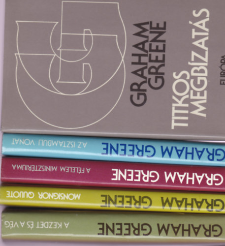 Graham Greene knyvcsomag:5db: Titkos megbzats + Az isztambuli vonat + A flelem minisztriuma + Monsignor Quijote + A kezdet s a vg