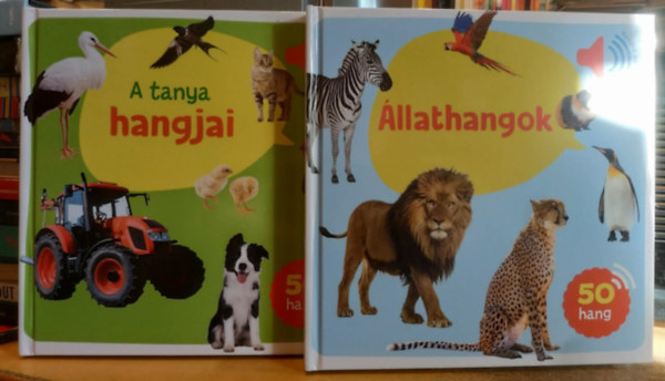 2 db hangos k�nyv, 50 hang: A tanya hangjai + �llathangok