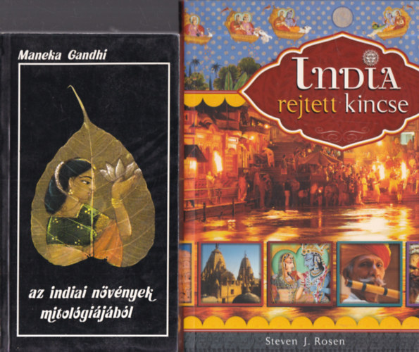 2 db. mveldstrtnet (Brahma hajszlai- az indiai nvnyek mitolgijbl + India rejtett kincsei)