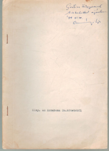 Gyr megye gazdasgi-trsadalmi helyzetnek nhny krdse a XVII-XVIII . sz. forduljn - Klnlenyomat