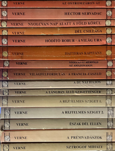 Verne Gyula - 15 db Verne Gyula regény