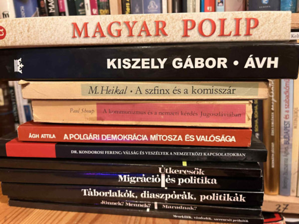 11 db politikai t�m�j� k�nyv