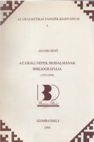 Az Urli Npek Irodalmnak Bibliogrfija (1975-1994)
