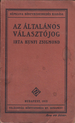 Az ltalnos vlasztjog