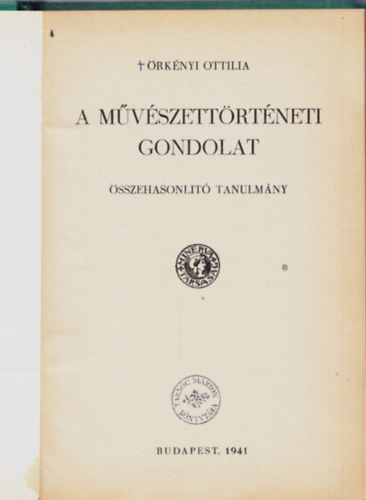 A mvszettrtneti gondolat