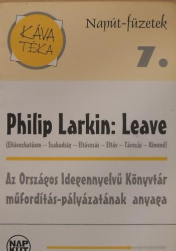 Leave (Napt-fzetek 7.)