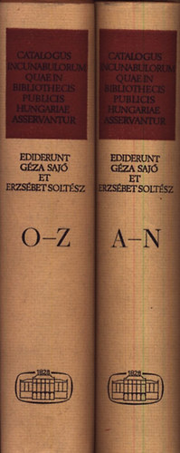 Catalogus incunabulorum quae in bibliothecis publicis Hungariae I-II.