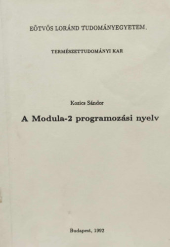 A Modula-2 programoz�si nyelv