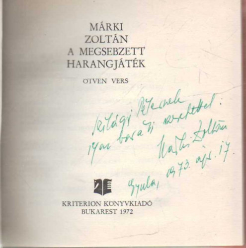 A megsebzett harangj�t�k