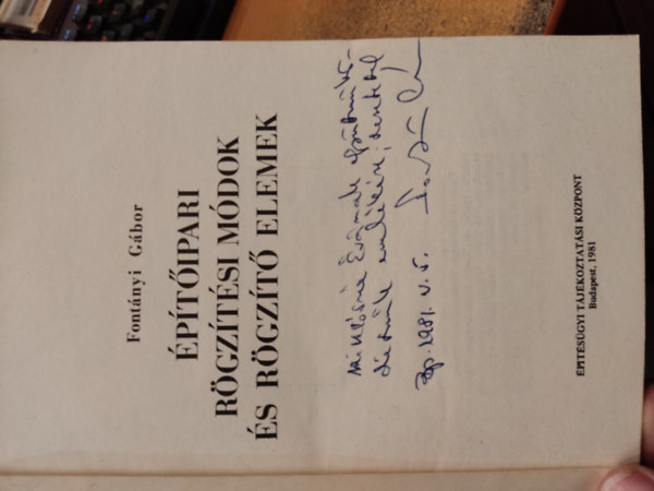 �p�t�ipari r�gz�t�si m�dok �s r�gz�t� elemek