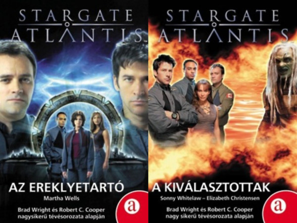 2 db Stargate: Atlantis sci-fi reg�ny: Az ereklyetart� (Stargate: Atlantis 2.) + A kiv�lasztottak (Stargate: Atlantis 3.)
