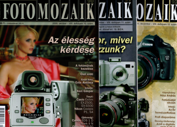 Sulyok Lszl - Foto Mozaik 2005. vfolyam 1. s  3-12.szm   ( 11 db  )