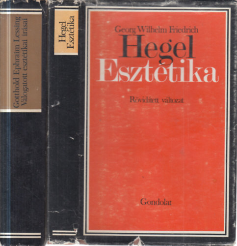 2 db. eszt�tika (Eszt�tika + Lessing v�logatott eszt�tikai �r�sai)