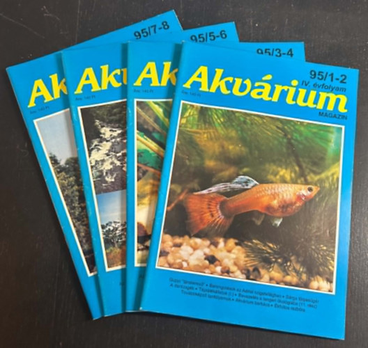 Akv�rium magazin '95 1-8. sz�m