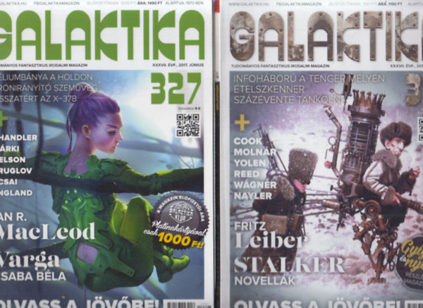 2 db Galaktika magazin: 311+327. szm