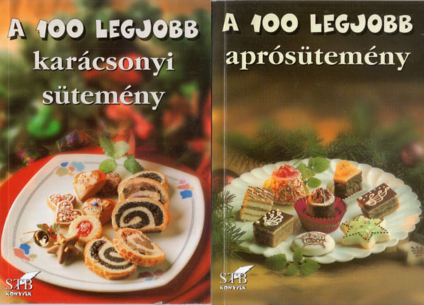 Tor Elza  ( szerk.) - 2 db A 100 legjobb szakcsknyv: A 100 legjobb karcsonyi stemny + A 100 legjobb aprstemny