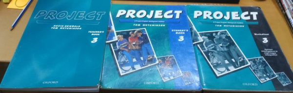 3 db Project 3: Teacher's Book 3 + Student's Book 3 + Munkafzet 3