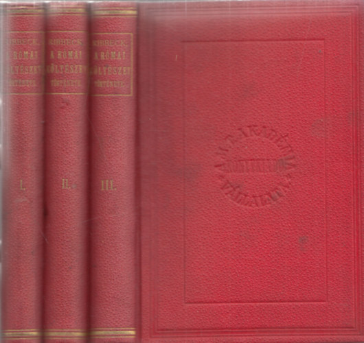 A r�mai k�lt�szet t�rt�nete I-III.