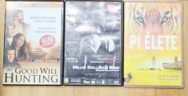 3db Oscar-d�jas sikerfilm - Milli� Doll�ros B�bi, Good Will Hunting, Pi �lete