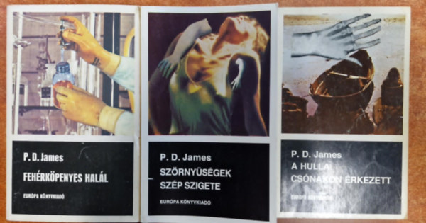 3db P.D.James: Fehrkpenyes hall + A hulla csnakon rkezett +Szrnysgek szp szigete