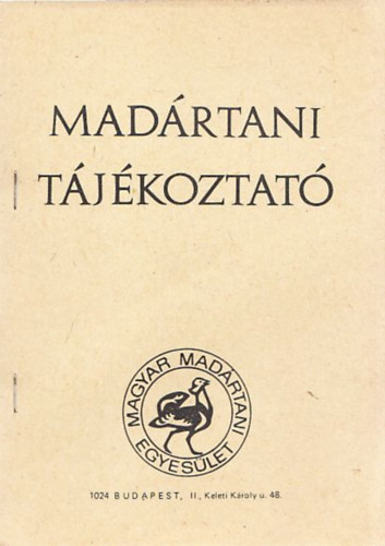 Madrtani tjkoztat 1978. szeptember-oktber (Magyar Madrtani Egyeslet)