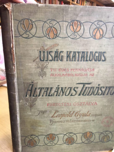 Ujsg-katalogus 1896-1906