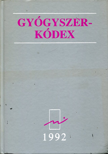 Dr. Alf�ldi S�ndor - Gy�gyszerk�dex '92