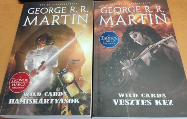 George R. R. Martin - 2 db Wild Cards: Hamiskrtysok + Vesztes kz