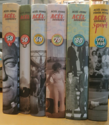 6 db Aclsodrony '50 I-II.; '60; '70; '80; Aclsodrony Sport 1962-1989