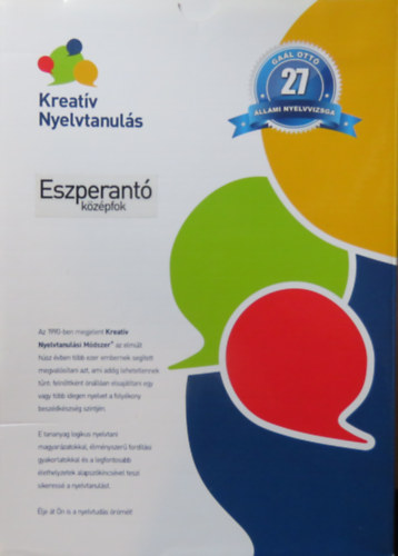 Kreat�v Nyelvtanul�s - Eszperant� k�z�pfok - CD mell�klettel