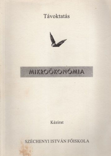 Dr. Szab Bakos Eszter Solt Katalin - Mikrokonmia - Szchenyi Istvn Fiskola 1996