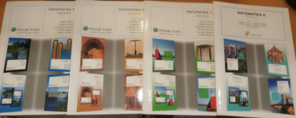 4 db Matematika 5-8 program (Műszaki kiadó)