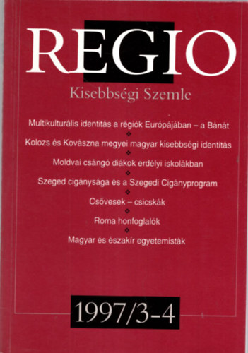 Regio - Kisebbsgi Szemle 1997/3-4