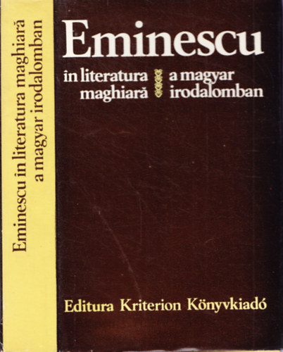 M�zes Huba  (szerk.) - Eminescu a magyar irodalomban