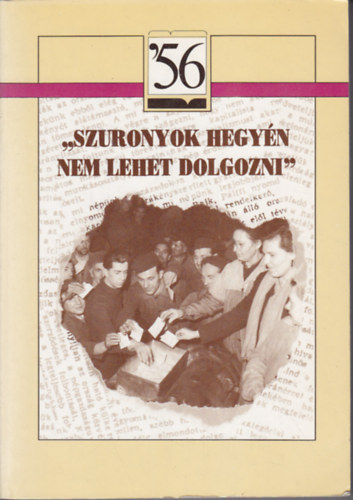 "Szuronyok hegyn nem lehet dolgozni"