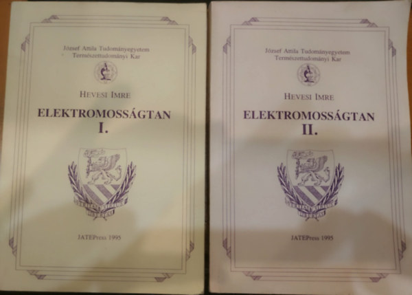 2 db Hevesi Imre: Elektromoss�gtan I-II. (1-2.)